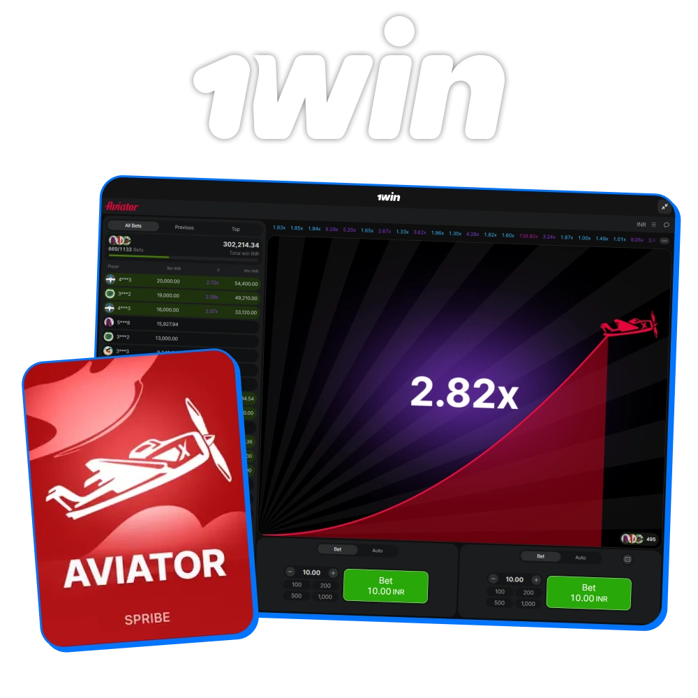 Aviator Crash Game on 1win Online