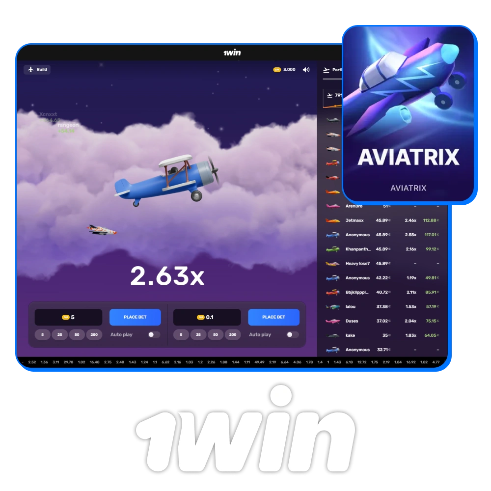 Aviatrix Game at 1win Online